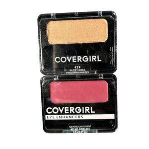 CoverGirl Eye Enhancers Eyeshadow Lot 2 Glitzy Gold 429 Maroon Moment 428
